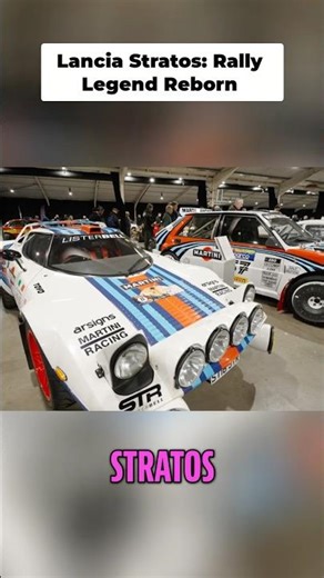 The Lancia Stratos - The unlikely Ferrari powered rally icon.