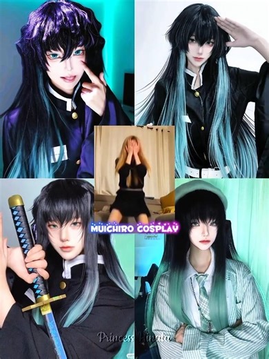 Demon slayer male characters cosplay edit 🤌❤️‍🔥 #anime#kimetsunoyaiba#cosplay#edit#foryou