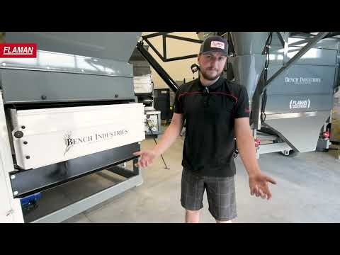 Bench Air & Screen Grain Cleaner | Screen Changing Demo | Flaman Grain Systems