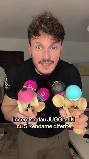 Încercări JUGGLE IN cu 5 Kendame