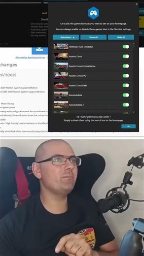 Simhub Initial Setup