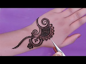New stylish back hand mehndi design | Eid mehndi design | mehndi ka design | mehndi design | mehndi,