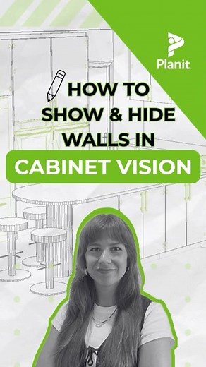 How to Show/Hide Walls in CABINET VISION 3D Renders!
