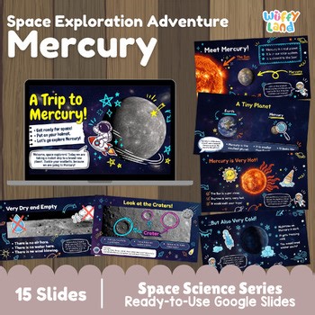Mercury Planet Space Science Presentation | Solar System Google Slides for Kids