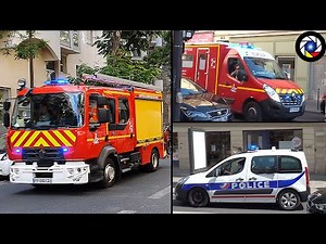[Paris] Services de Secours (compilation) Pompiers, Police, Ambulances