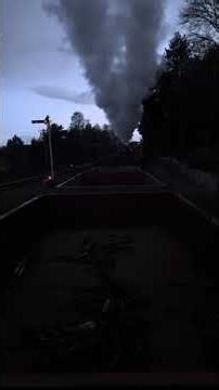 Steam hauled freight with 46464 providing traction on the Strathspey Railway #heritagerailway #train