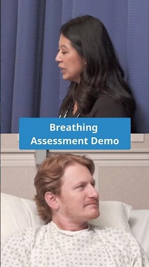 NCLEX Nursing Skills: Breathing Assessment Demo 🫁