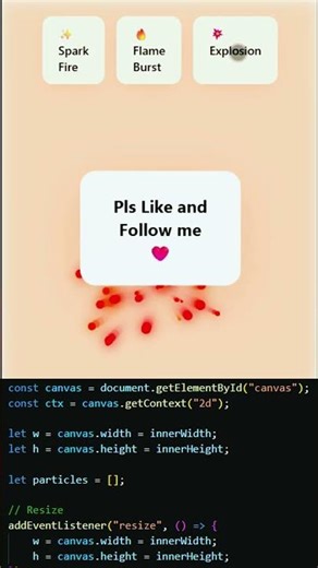 fire #coding #javascript #css #html #fun #code #vscode #beginner #projects