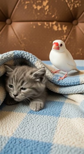 The Wholesome Cat Who Shares A Secret With A Bird