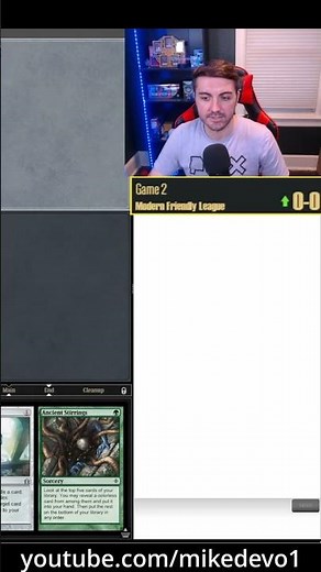 Lantern Control Turn 1 Win | Magic the Gathering #MTGO #mtg #shorts #mtgmodern #magicthegathering