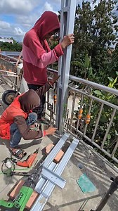 15K views · 94 reactions | Cornered installation pole canopy unobstructed fence | Suryono baja 45 | Facebook