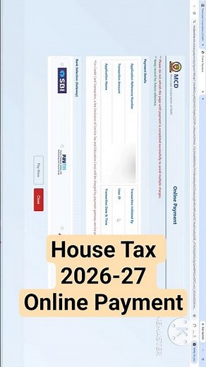 Online Property Tax Payment 2026-27 | Delhi House Tax Submission | How to Pay Property Tax Online