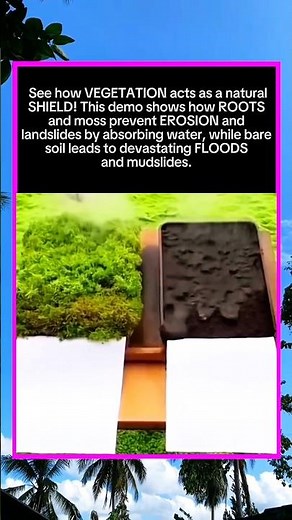 Why We Need Forests! 🌳 Simple Demo of Flood & Landslide Prevention | The Power of Roots
