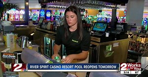 River Spirit Casino Resort to reopen swimming pool area