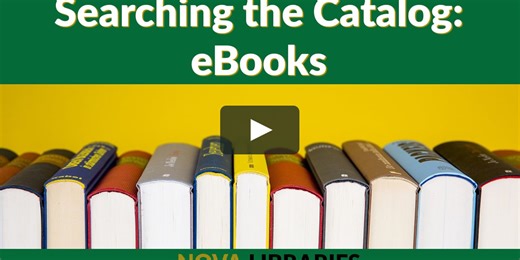 Searching the Catalog: eBooks