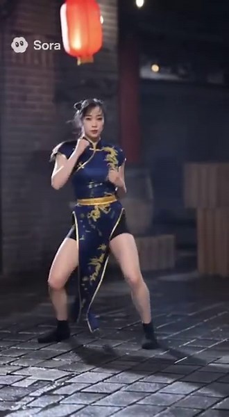 The Girl in CheongsamGirl! Real Life Chun-Li? Her Moves Are INSANE! 🤯