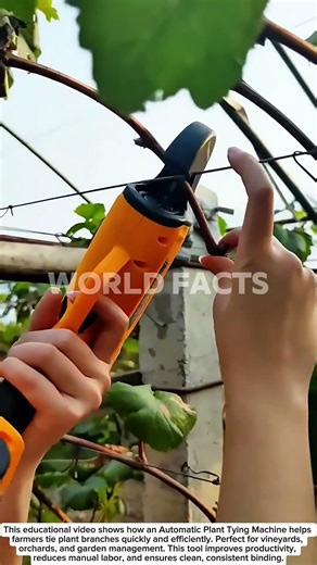 Automatic Plant Tying Machine – Fast and Easy Vineyard Branch Binding!