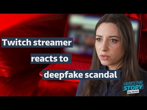 Twitch streamer reacts to deepfake scandal | ITV News