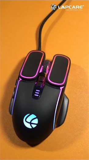"Lapcare Voyager Champ RGB Gaming Mouse 🎮 | 7200 DPI | 7G Macro Keys | #mousegaming #rgbmouse