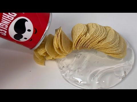 Pringles + Slime = INSANE Crunchy ASMR