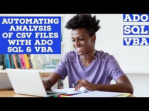 Automating Analysis of CSV Files with ADO SQL