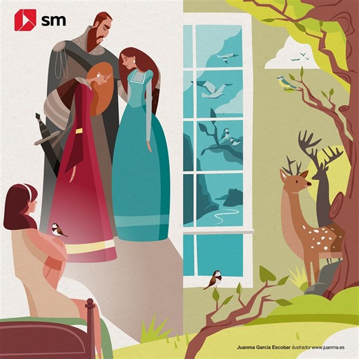 "Proyecto Matices de Grupo SM. Ilustraciones para los libros del área de Lengua y literatura Castellana y Valenciana de ESO, compuesto por Libro del Alumno y Recursos Didácticos del Profesor. ". Ein Projekt von juanma_garcia_escobar | Domestika