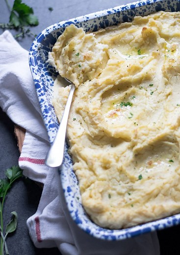 Mom’s Refrigerator Mashed Potatoes - Sarcastic Cooking