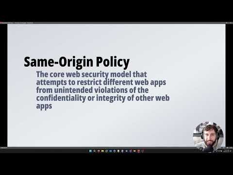 Cross-App Security: Introduction to Same-Origin Policy