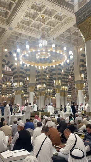 49K views · 3.1K reactions | Sitting in the illuminated and blessed Masjid an Nabawi in Madinah | Hadith of the Day | Facebook
