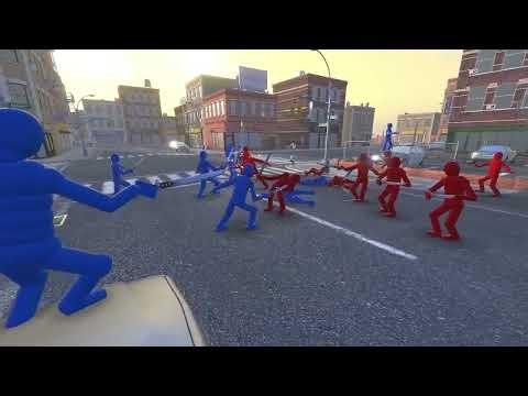 AI Learns to Fight with Euphoria Physics (deep reinforcement learning)