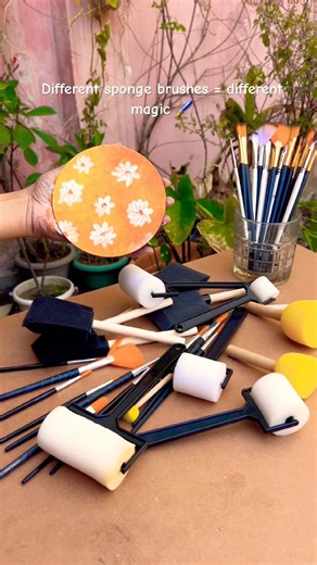 Minimal tools, magical blending ✨🎨s👀#artshorts ##blending #theroshni #youtubeshorts #yt #diy #art