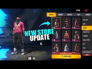 NEW STORE ITEMS AND GIFT STORE UPDATE IN FREE FIRE | FREE FIRE NEW UPDATE - GARENA FREE FIRE