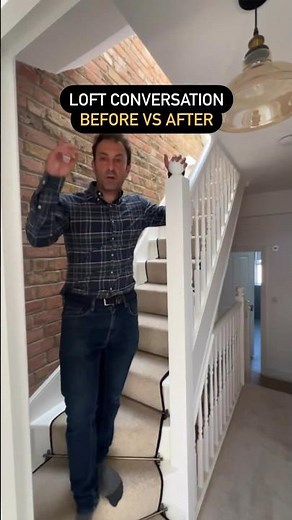 Loft conversion - before vs after #property #estate #realestate