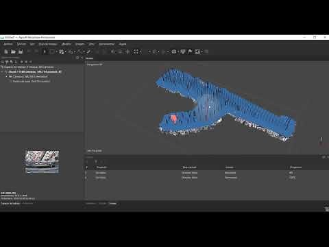 Agisoft Metashape - Creación de Ortofoto sin puntos de control
