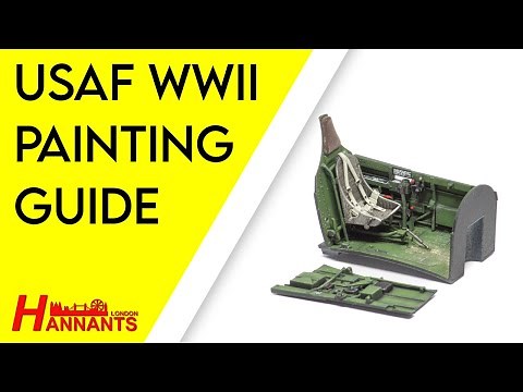 How To: Painting & Weathering USAF WWII Cockpits | 4K