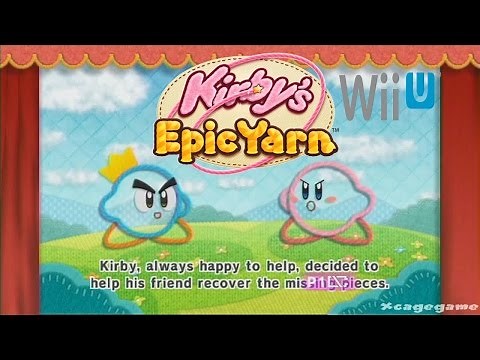 Kirby's Epic Yarn - Wii U Virtual Console Gameplay [ HD ]