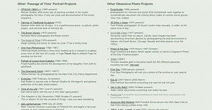 Photo Projects That Deal with the Passage of Time or Obsessive Documentation