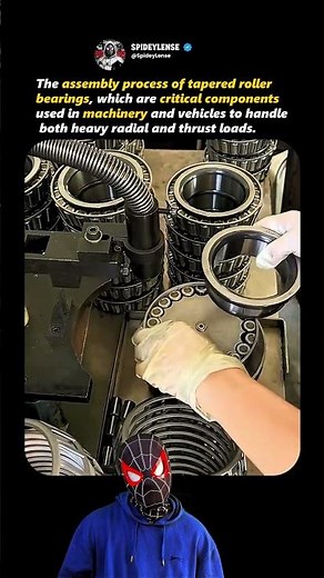 The assembly process of tapered roller bearings