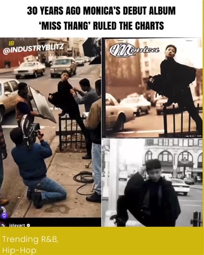 𝐈𝐧𝐝𝐮𝐬𝐭𝐫𝐲 𝐁𝐥𝐢𝐭𝐳 on Instagram: "30 years ago #Monica released her debut album. - and by December of 1995 sis had the culture in a chokehold a top of the charts. - We’ll dive deeper into this amazing album before the closing of this year. #ToBeContinued Moving visual art by @jslayart IndustryBlitz"