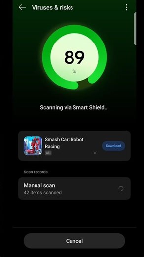 How to Scan Viruses🦠 in Mobile 📲 #scanvirus #mobile