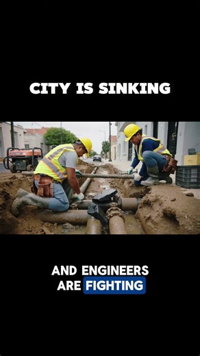 THIS CITY IS SINKING 50CM A YEAR 😳