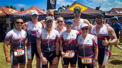 Triathletes shine at Batemans Bay