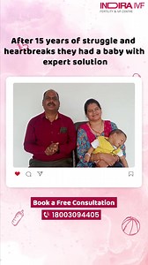 This couple overcame challenges, including health obstacles, with unwavering faith and the support of expert care. Today, they hold the greatest blessing in their arms—a symbol of their perseverance and belief. Your dream of becoming a parent is within reach too. Take that step forward with hope and let us guide you to write #YourFertilityStory. To book a free consultation with our experts, call: 18003094405 #IndiraIVF #YourFertilityStory #ParenthoodJourney #HopeAndFaith #FertilitySupport #Dream