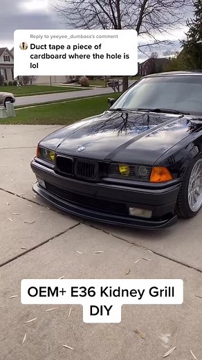 OEM E36 Kidney Grill DIY