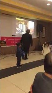 Nate magic show volunteer