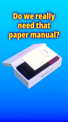This paper manual is affecting our planet #sustainability #techforgood #elabelling #waste #tech