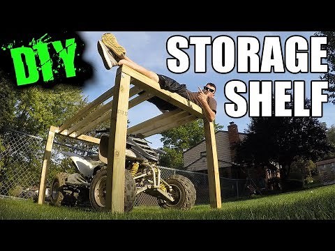 DIY Quad Storage Shelf!