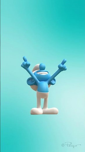 Ein smurfiges Geschenk! #schlümpfe