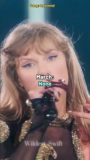 How many Taylor Swift albums were released in each month (900 sub special) | Wildest_Swift #erastour