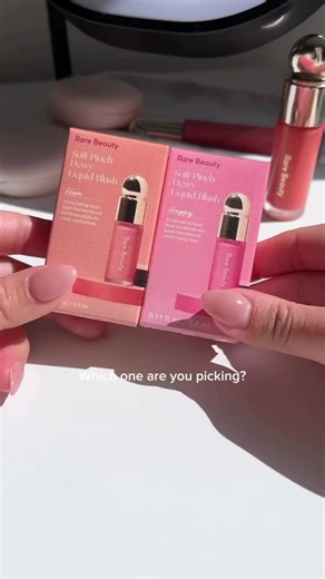 Shop#30 on Instagram: "Rare beauty mini blush in shade happy snd hope both available at shop no.30 🥰 #rarebeauty #liquidblush #originalmakeup"